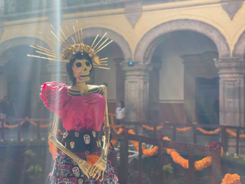 Decoracion Dia de Muertos en Mexico
